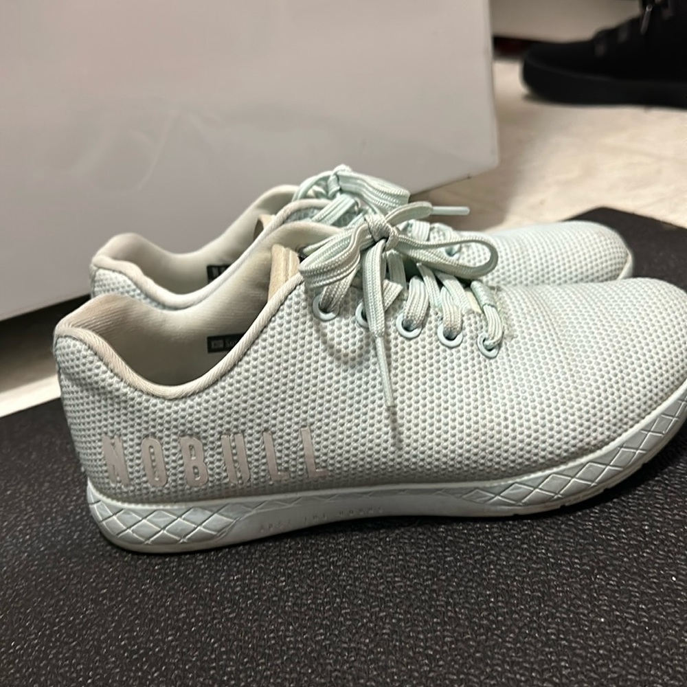 Women’s NOBULL Trainers - Size 8 Light Aqua blue